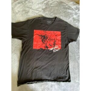 Himiko Toga My Hero Academia Project Funimation Large Graphic Black T-Shirt s52a